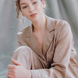 Pyjama Satin Beige