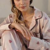 Pyjama Satin Coeur