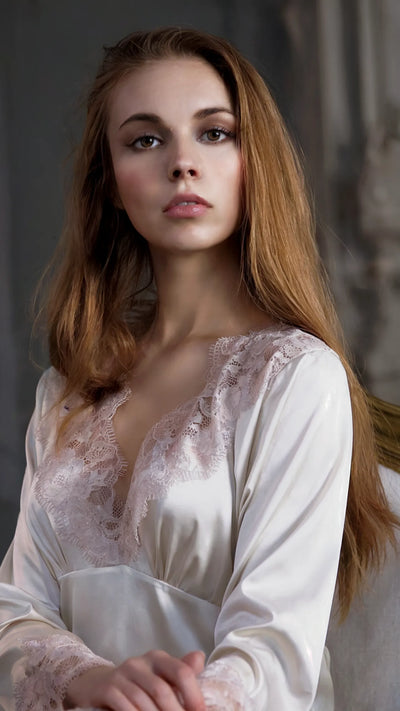 Pyjama Satin Dentelle