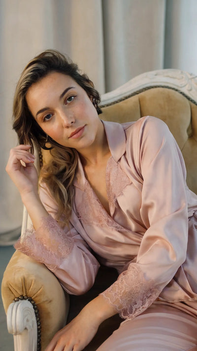 Pyjama Satin Femme