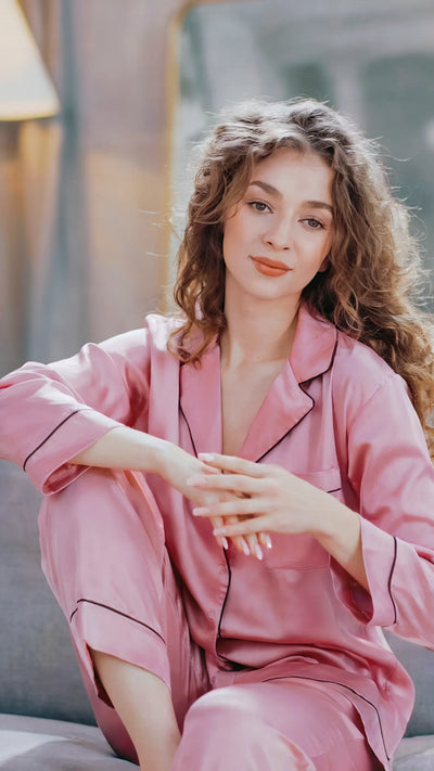 Pyjama Satin Rose
